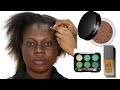 NATURAL MAKEUP AND HAIR TRANSFORMATION WOC MAKEUP| Mobile Afro Hairdressers and beauty UK