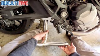 How To: MIVV Decat Pipe install on Ducati Monster 937 v1873