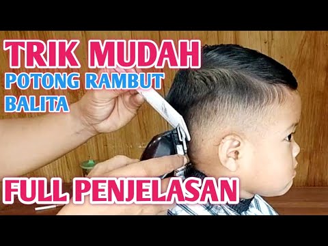 CARA POTONG RAMBUT ANAK BALITA umur 3 tahun