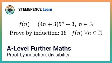A-Level Further Maths: Proof by induction; divisibility