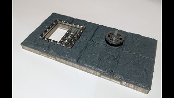 3D print Time-lapse: Fat Dragon Games Floor Grate w/ Wheel