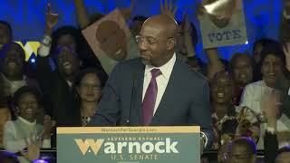 Sen. Raphael Warnock wins Runoff Election