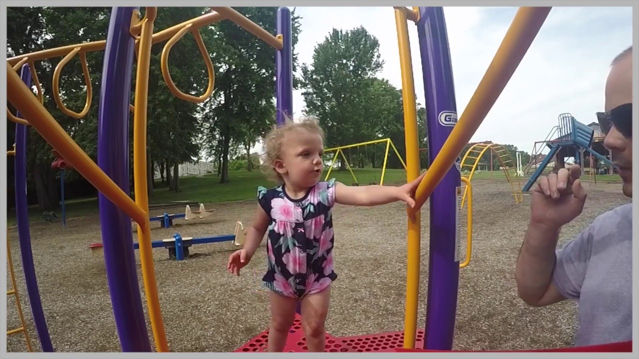 Playing at the park Song | kids learn song #childrensongs - YouTube