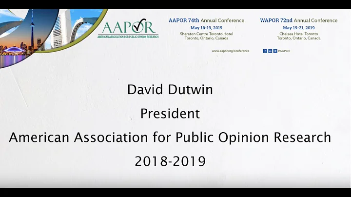 AAPOR 2019 Dutwin Presidential Address