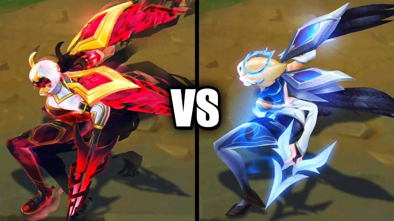 Inkshadow Kai'Sa vs IG Kai'Sa Skins Comparison (League of Legends