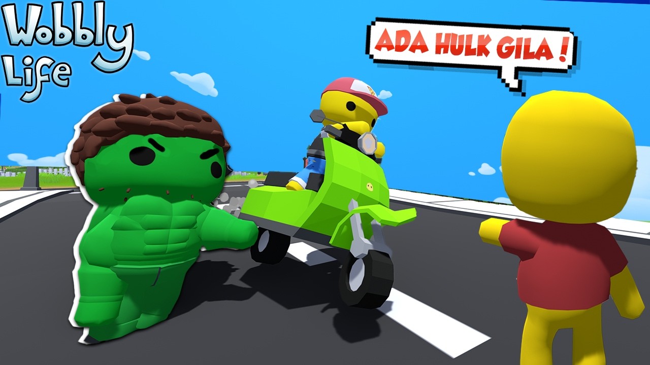 Aku Berubah Jadi Hulk Ngamuk Di WOBBLY LIFE !!! Ancur DAH KOTA !!!