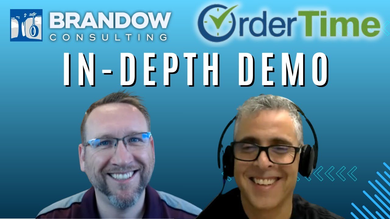 Order Time Deep Dive Demo - YouTube