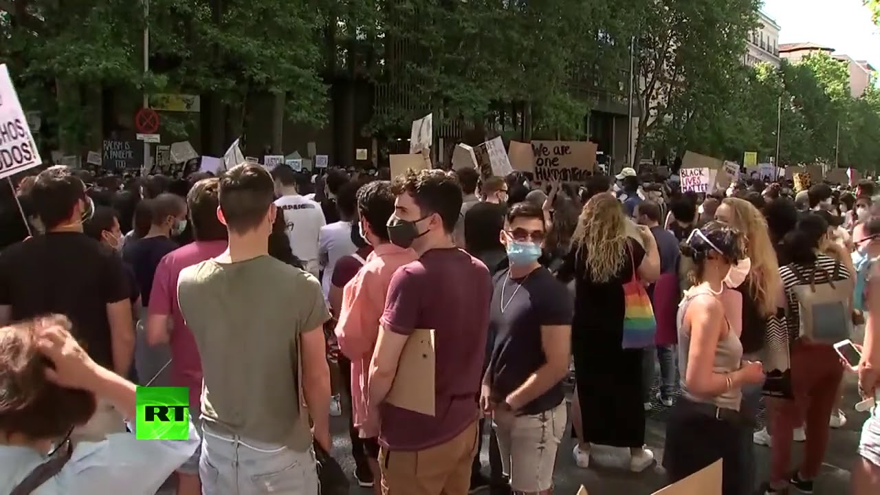 Madrid se solidariza con las protestas en EEUU por la muerte de George ...