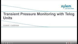 Transient Pressure Monitors Course 1: Overview