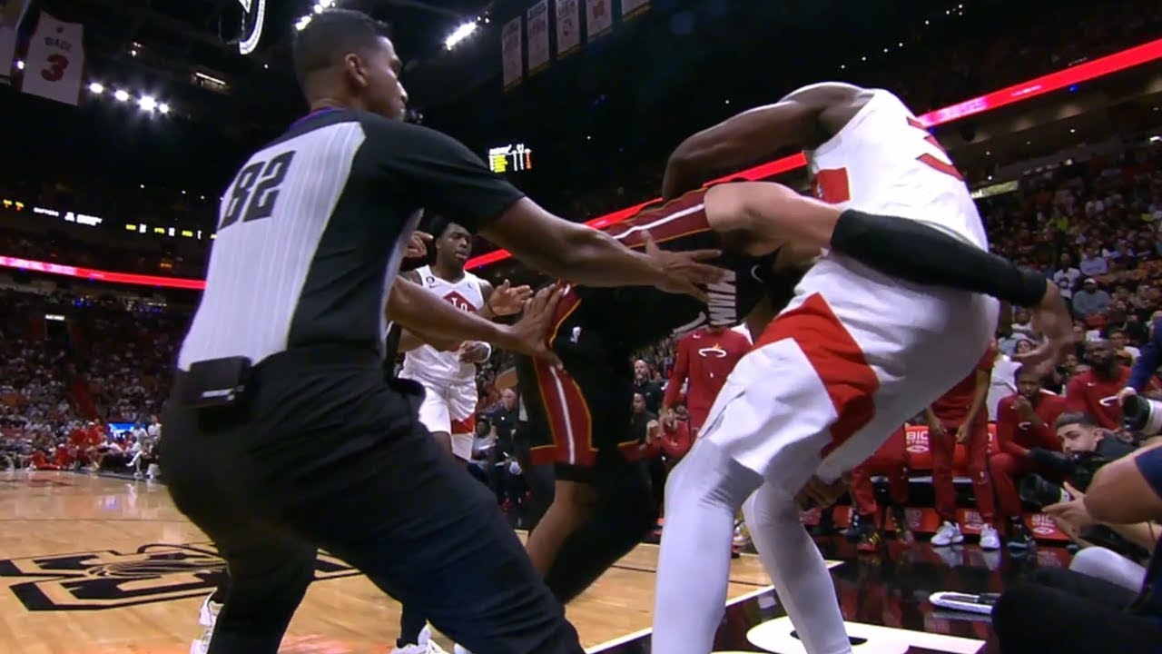Caleb Martin and Christian Koloko had a massive fight