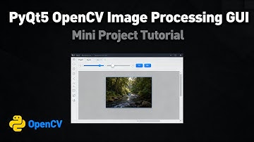 PyQt5 DIP Mini Project: Image Processing GUI with OpenCV | Python Tutorial