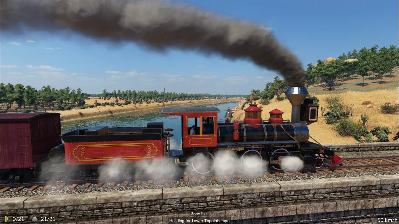 Silver Spoons and Hose Cuervo all on the same train Transportfever2