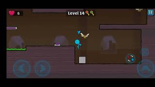 Red & Blue Stickman 2 game.. #gaming #youtube screenshot 3