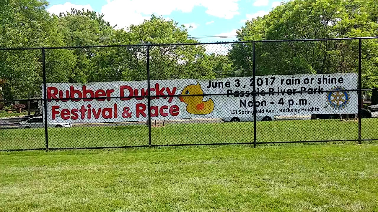 RUBBER DUCKY FESTIVAL & RACE PASSAIC RIVER PARK IN BERKELEY HEIGHTS