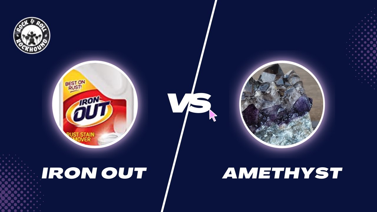 Using Iron Out to clean Amethyst YouTube
