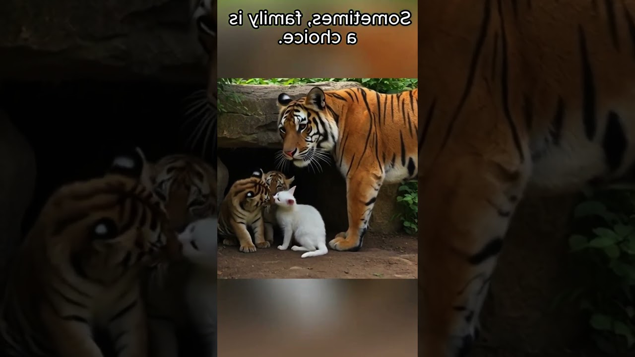 The Tiger who chose kindness This Deer Was With It #animals#wildlife