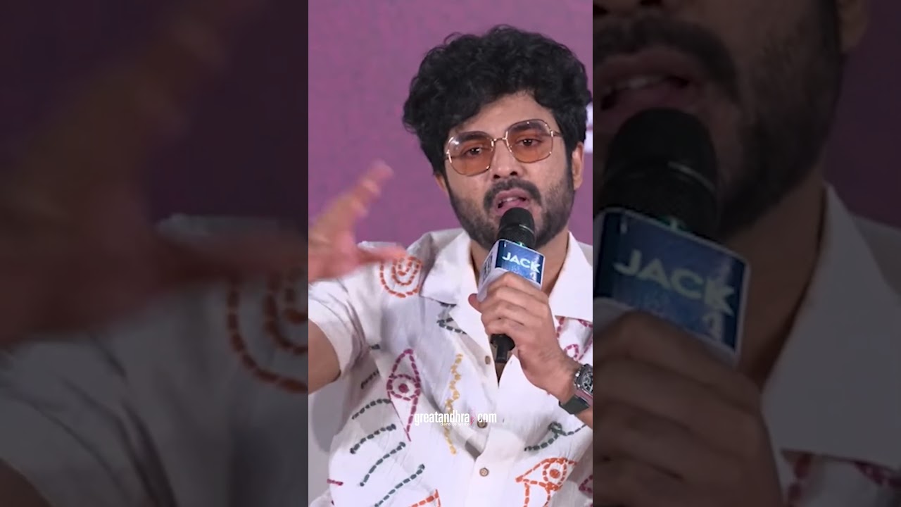టిల్లు కంటే కూడా కథ : Star Boy Siddu Jonnalagadda | JACK Trailer Launch Event | greatandhra.com