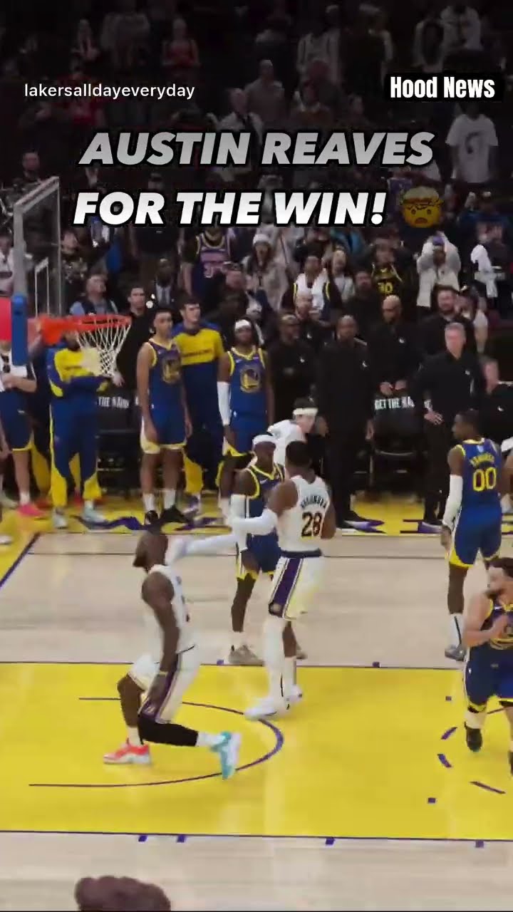 For the Win #hoodnews #austinreaves #lakers #layup #clutch #basketball #ballislife #warriors #omg #i