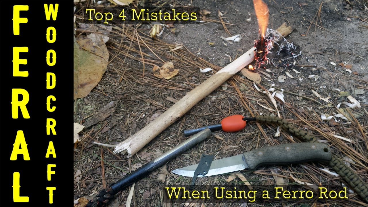 Top 4 Mistakes When Using a Ferro Rod - YouTube