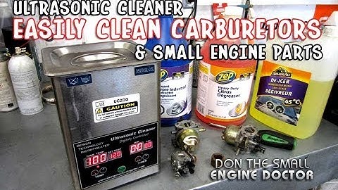 Honest Review Of My Small Engine Shop Ultrasonic Cleaner & The Cleaning Solutions I Use