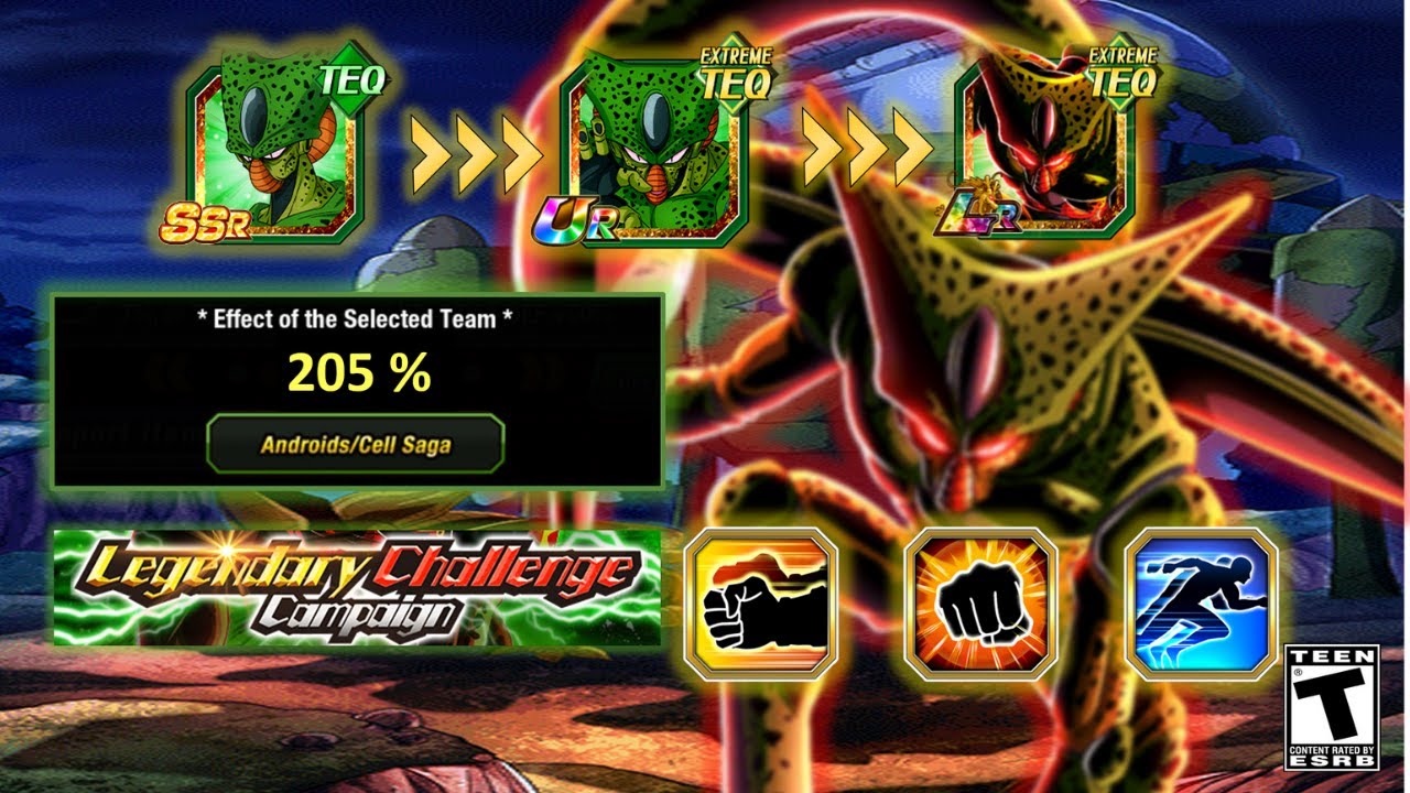 LR CELL LEGENDARY CAMPAIGN! 205% Boost Team Build, Hidden Potential ...