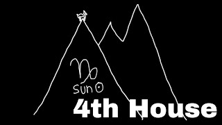 Natal Capricorn Sun in the 4th House | Relating to the Emotions of Others 🪐 #SunSigns