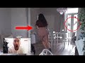 HAUNTED HOUSE PRANK ON WIFE! *SHE GRABBED OUR BABY AND RAN!*