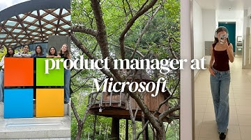first day as a microsoft product manager intern!