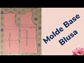 Molde base blusa com pence  por fran misticoni