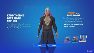 Fortnite LISTENED To The Community And Made The Tier 100 KADO THORNE Skin BETTER With A NEW Style!