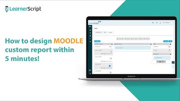 How to Design Moodle Custom Report Within 5 Minutes? || Quick Moodle Reports Access on LearnerScript