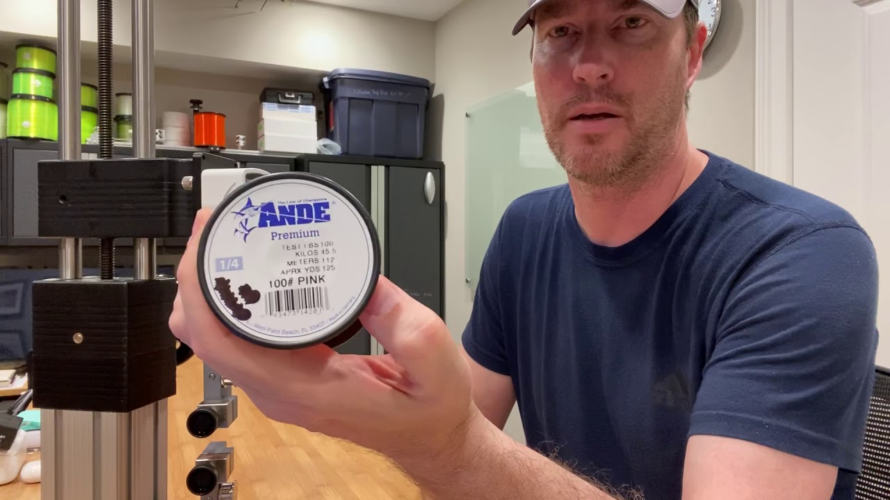 Ande Premium Monofilament 100lb Strength Test 