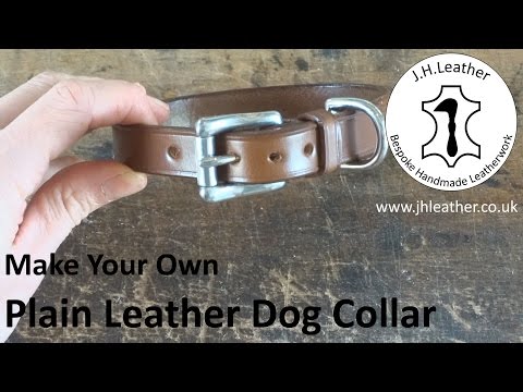 how-to-make-a-plain-leather-dog-collar