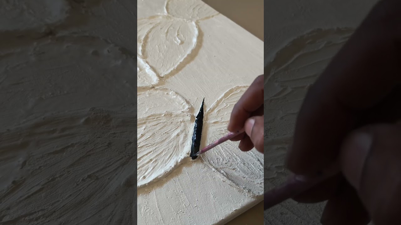 Detailed canvas texture art for beginners . 
