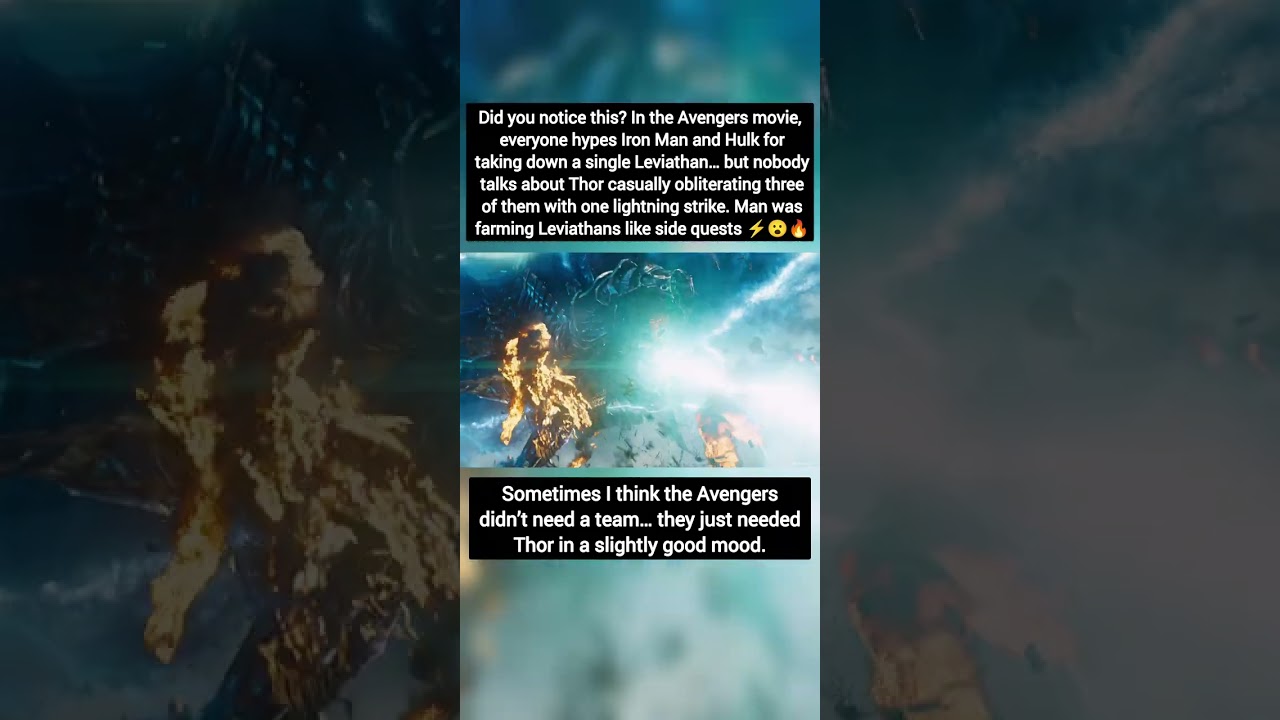 ⚡ Thor’s Triple Leviathan Kill – The Most Underrated Moment in The Avengers!