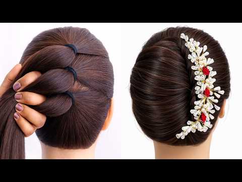 Top Easy & Simple French Bun Hairstyle Tutorial | Hairstyle for Girls | Hairstyle for Wedding