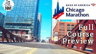 2022 Chicago Marathon Full Course Preview, Drive Along