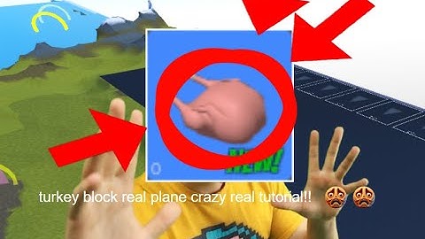how to get the new turkey block in plane crazy real!? 😱😱😱