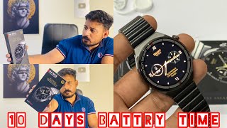 H4 Max smart watch ⚡️round dail smart watch ⌚️ complete review unboxing details