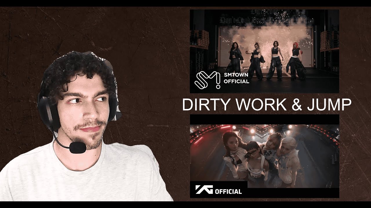 Reagindo a Dirty Work (AESPA) e JUMP (BLACKPINK) [REACT]