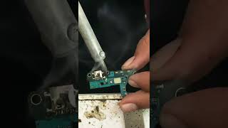 How to remove charging port with the help of soldering iron no need heat gun