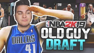 NBA 2K19 OLDEST Players Draft! MyTeam Draft Mode