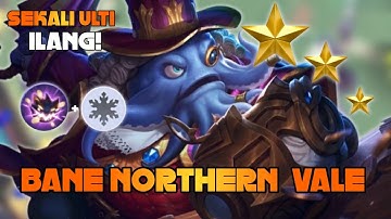 TUTORIAL THARZ 3 BANE NORTHERN VALE + WEAPON MASTER + MAGE | MAGIC CHESS MOBILE LEGENDS