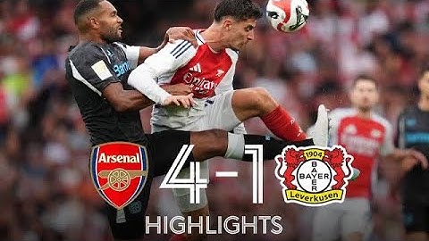 HIGHLIGHTS:Arsenal vs Bayer Leverkusen (4-1) Friendly Match