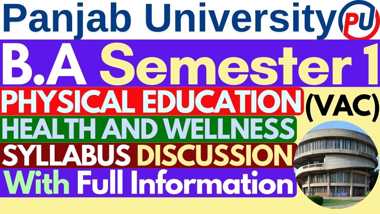 Health and Wellness | BA Semester 1 Physical Education | Physical Education BA 1st Semester
