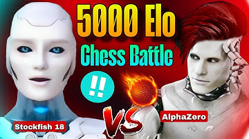 Stockfish 18 Recently Played the 5000 ELO CHESS GAME With AlphaZero | Stockfish Vs AlphaZero