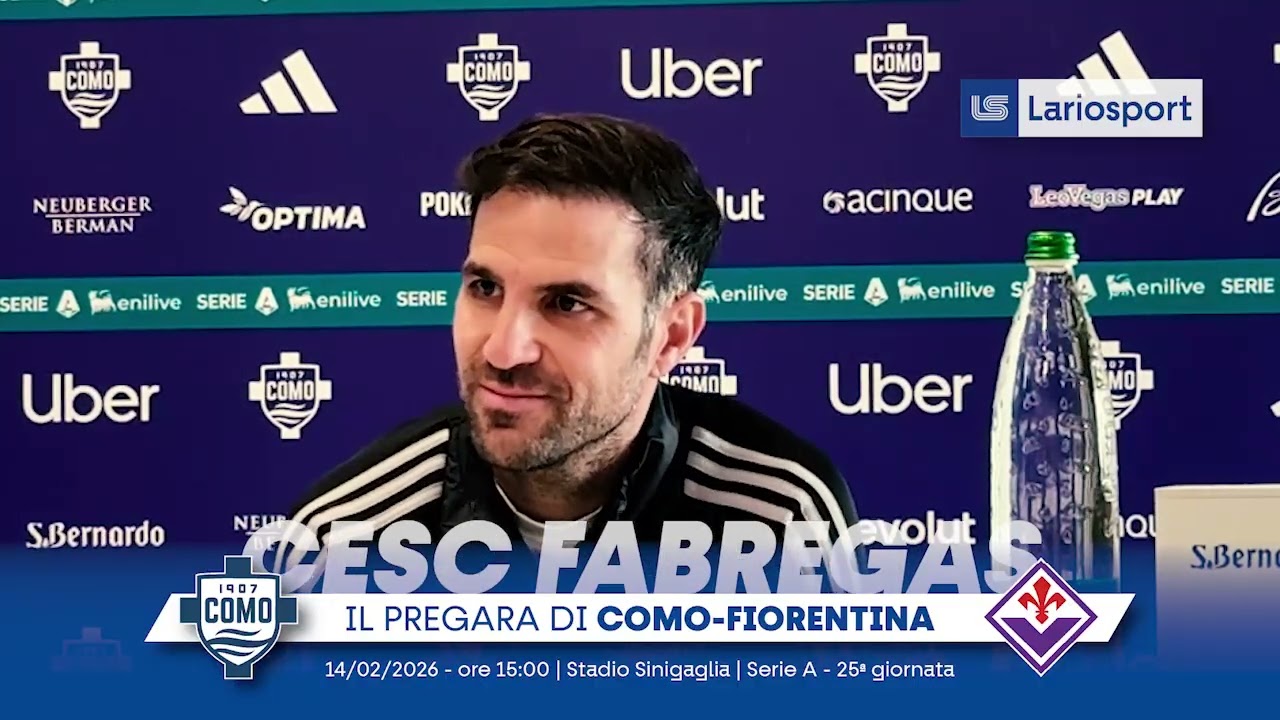 𝐂𝐎𝐌𝐎-𝐅𝐈𝐎𝐑𝐄𝐍𝐓𝐈𝐍𝐀 | Conferenza stampa di Cesc Fabregas