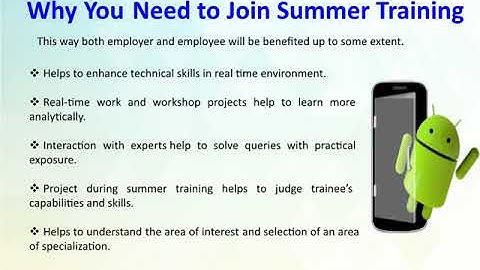 Best Android Summer Training Course | KVCH