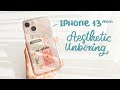 Eng p hp iphone 13 mini  unboxing  case decorating  happy hidari