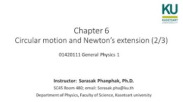 06 Chapter 6 Circular motion and Newton